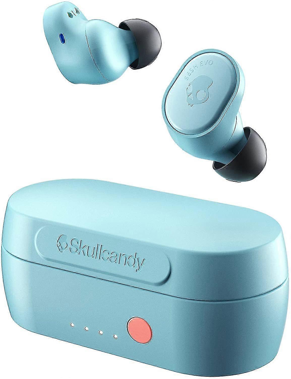 Skullcandy Sesh Evo True Wireless In-Ear Earbud(Bleached Blue)