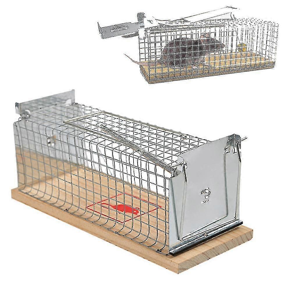 Quality Live Animal Humane Trap Catch And Release Rodents Cage,2pcs