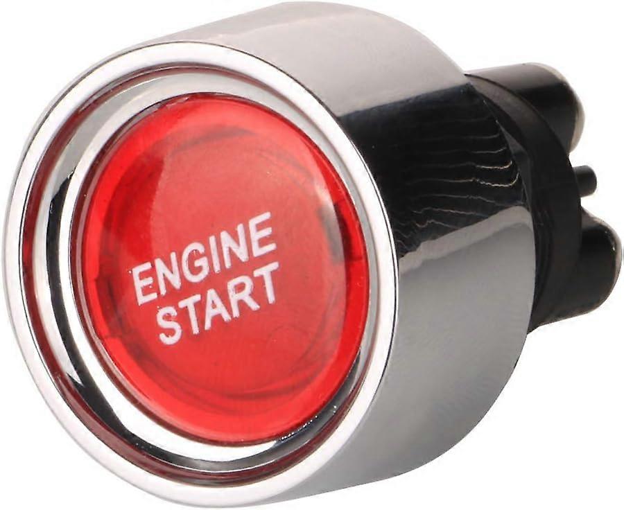 12V-24V/50A Push Start Ignition SwitchRandom Color, SPST Universal Engine Start Switch, 3pins Push Start Button for Car Truck Boat