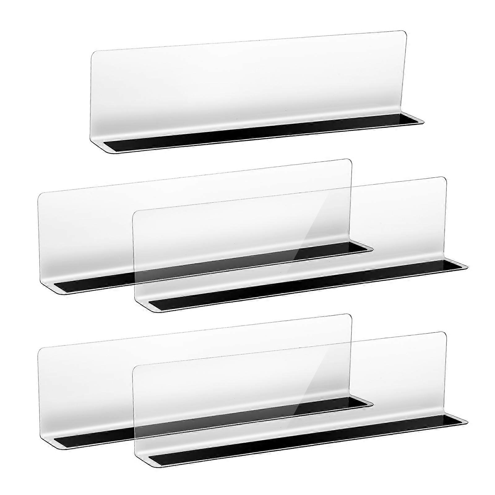 5pcs Supermarket Shelf Organizers Commodity Shelf Separators Clapboard Shelf Dividers with Magnet