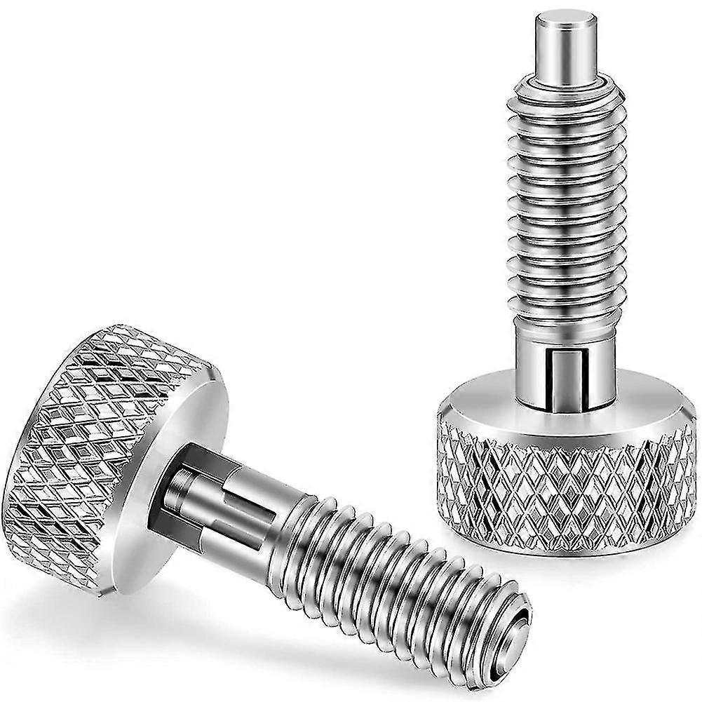 Piston à ressort rétractable à la main avec poignée moletée Verrouillage en acier inoxydable M6 Type Détachement Broches F