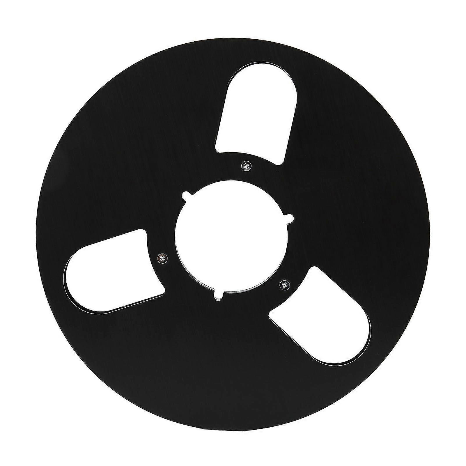 10.5 Inch Aluminum Alloy Empty Reel with 3 Hole Opening - Replacement Parts for Nab Reel to Reel Tape Recorder