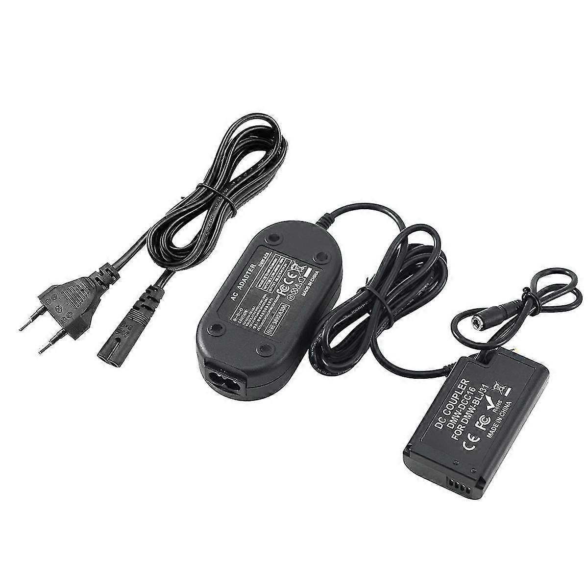 Dmw-blj31 Dcc16 Dummy Battery For S1 S1h S1r Camera Dummy Coupler Power Cable Eu Plug