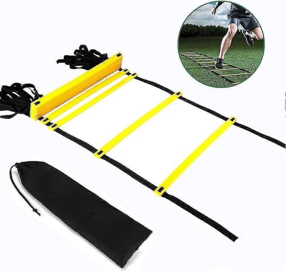 Σκάλα συντονισμού συντονισμού ποδοσφαίρου Σκάλα γυμναστικής σκάλα με αθλητική τσάντα για την αθλητική προπόνηση ποδοσφαίρου