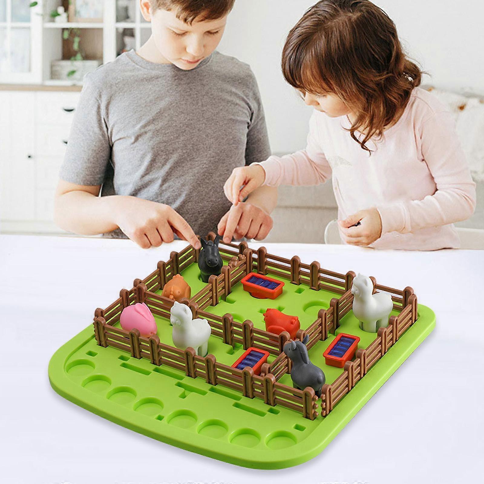 Brettspiele Smart Farmer Vivid Color Challenges für Party Logic Games Geschenk für Jungen Mädchen