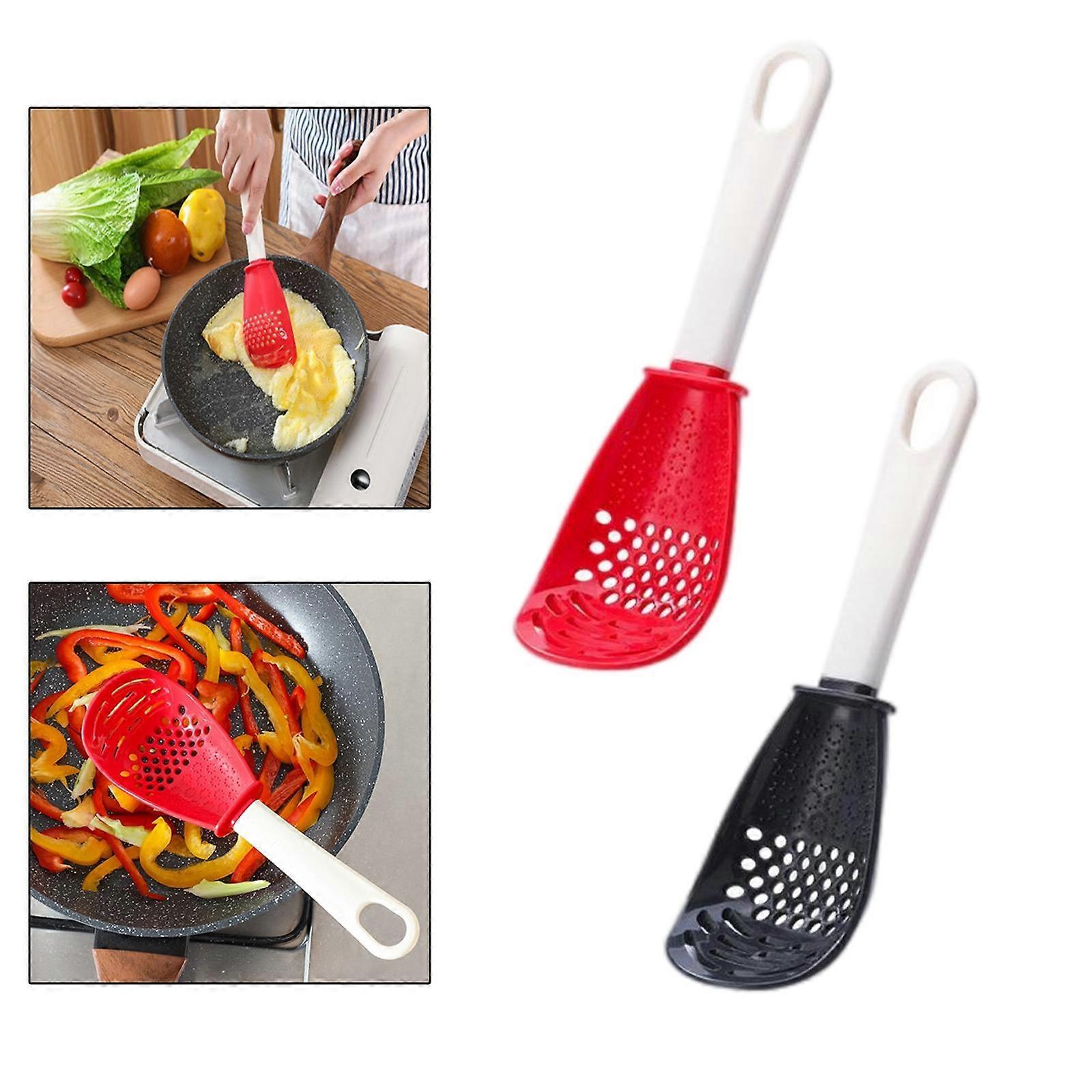 2x Cooking Spatula Utensil -Resistant Lightweight for  Filter
