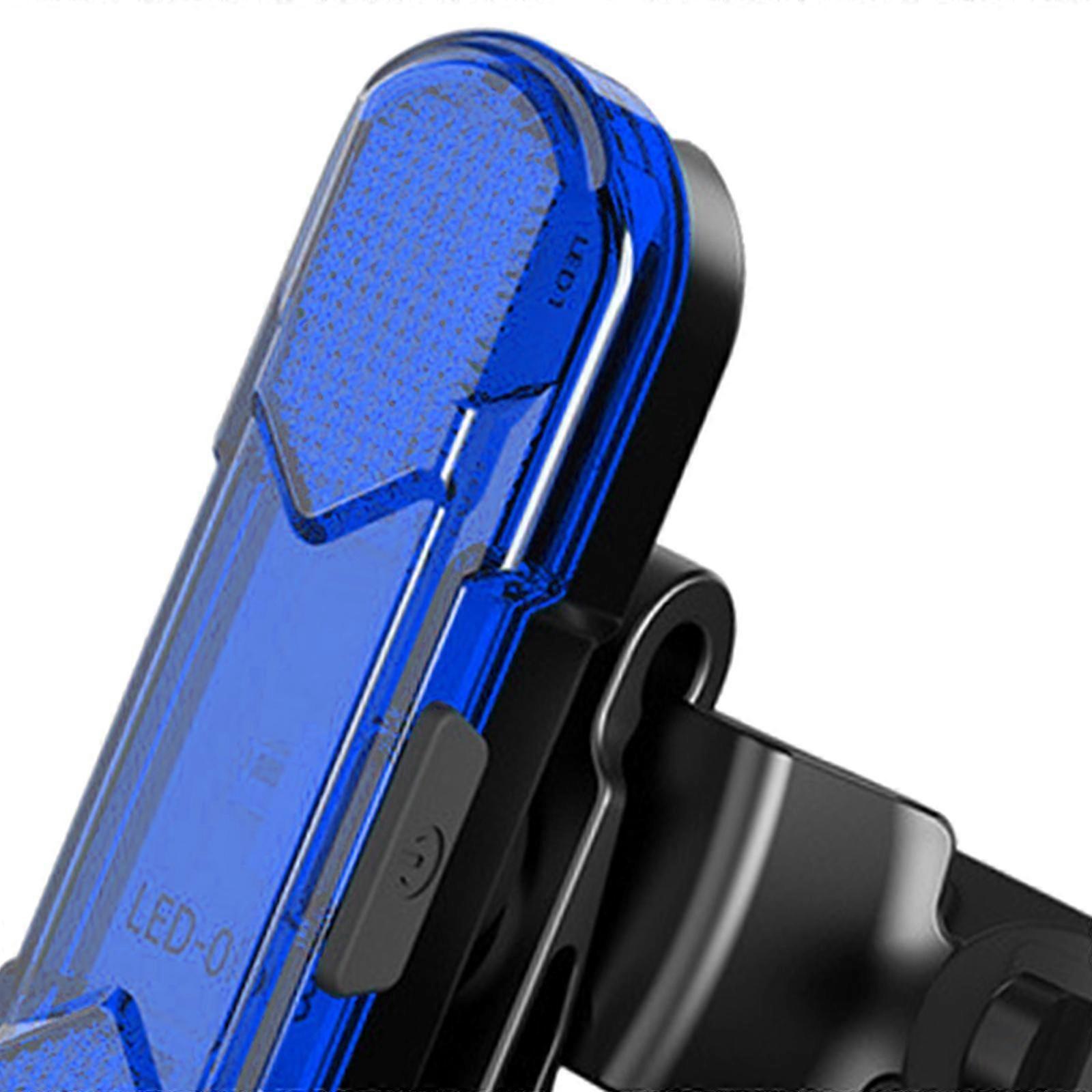 2x Bike Rear Lights Back, Rechargeable Bicycle Safety Lights, Commuting/Road Cycling LED Taillight - Easy to Mount & Remove/4 Modes