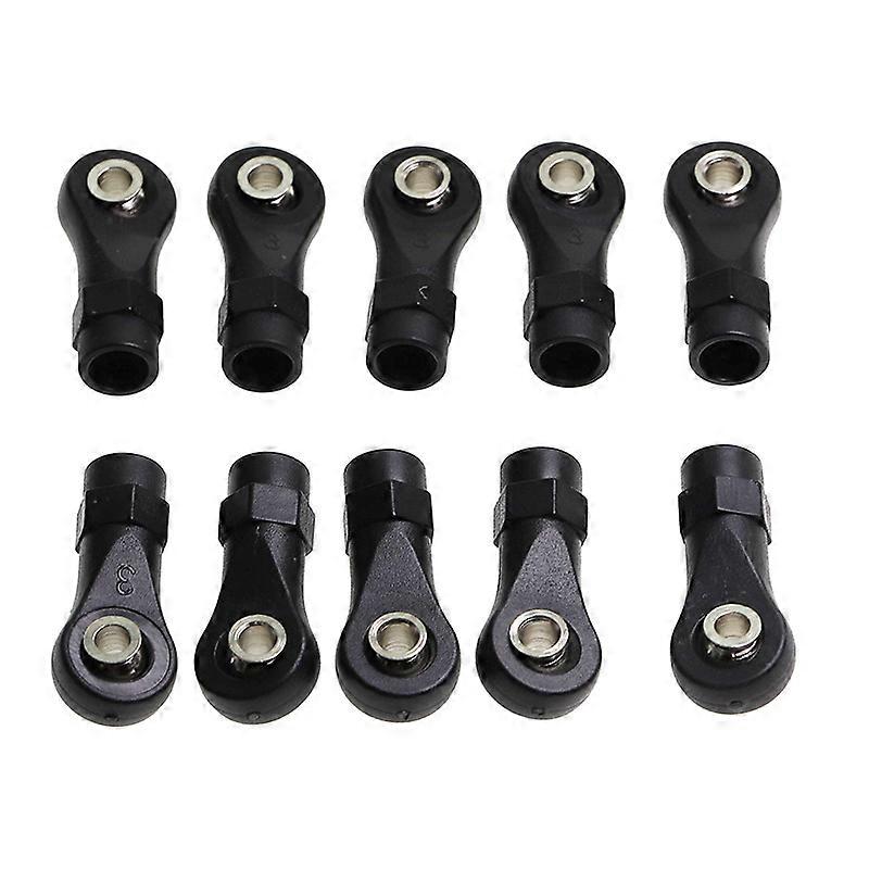 10Pcs Plastic Rod End Link Linkage Balls Joint Head for 1/10 RC Car Crawler Axial SCx10 II 90046 TRx4,C