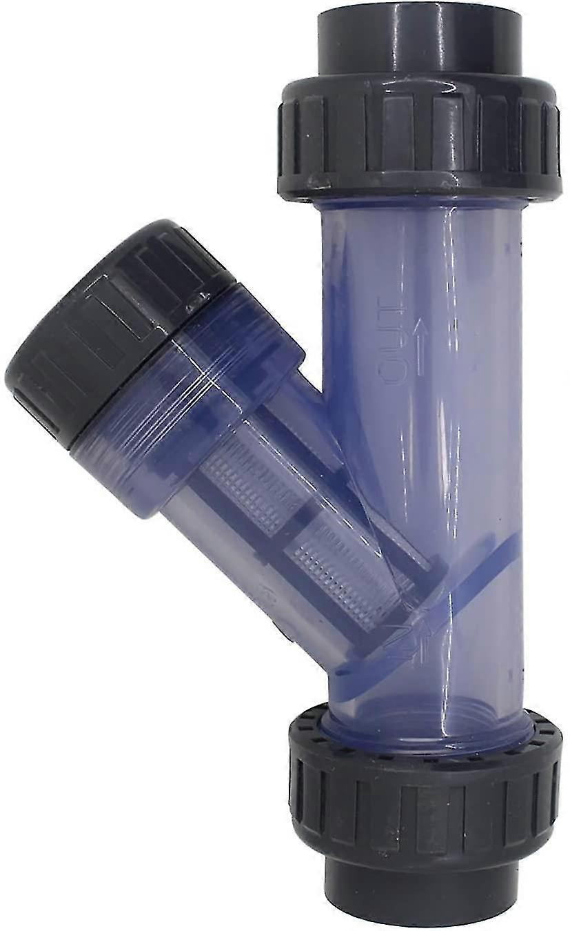 Pvc Hose Filter Y Type 20mm 40mm Mesh Filter Aquarium Irrigation Pvc Strainer Tubular Filter20mm