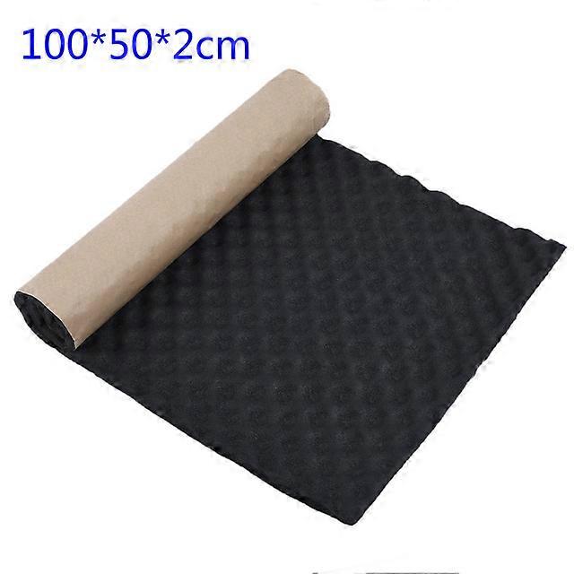 1Roll 20mm Car Hood Engine Firewall Heat Mat Deadener Sound Noise Proof Insulation Deadening Soundproofing Foam 100x50cm 50x50cm