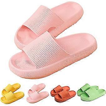 Antiscivolo Cloud Slide Pantofole Spessa Suola Aperta Doccia Pantofole Bagno Cuscino Sandali Per Donna E Uomo