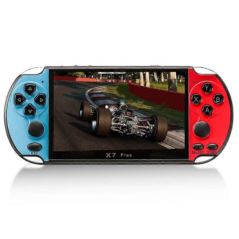 5.1inch X7 Plus Video Game Console Handheld Game Players Double Rocker 8GB Memory Built in 1000 Games MP5 Game Controller Beyamis