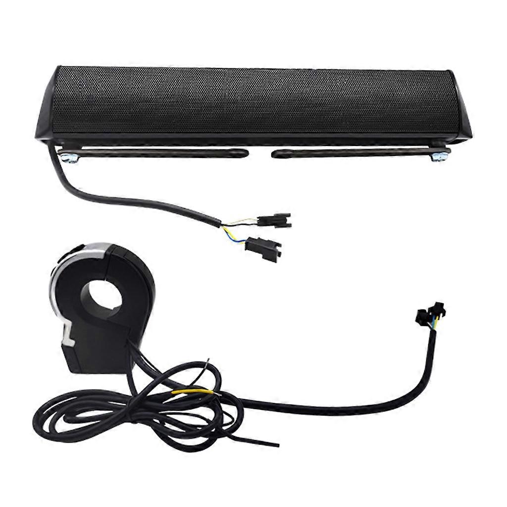 Bluetooth-compatible Motorcycle Stereo Speakers Handlebar Mount MP3 Music Player