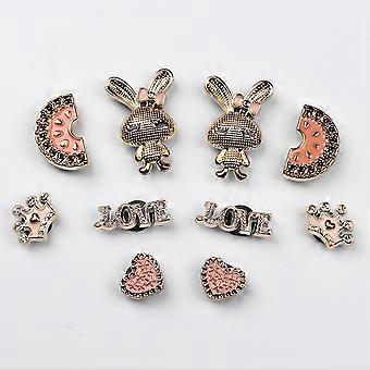 Shoe Charms, Luxury Jewelry, Shoe Decorations, Glitter Shoe Charms for Women's Clogs, Party Gift for Girls