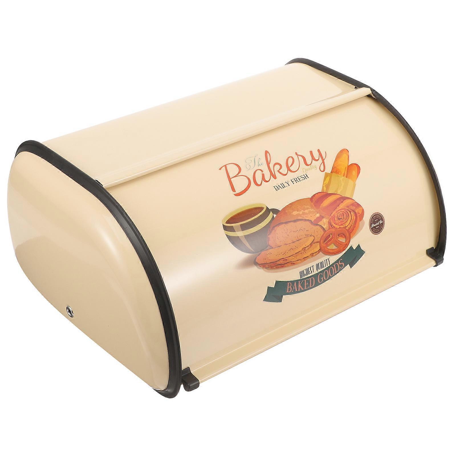 Kitchen Countertop Bread Box Multi-function Bread Holder Iron Bread Box Kitchen Accessory