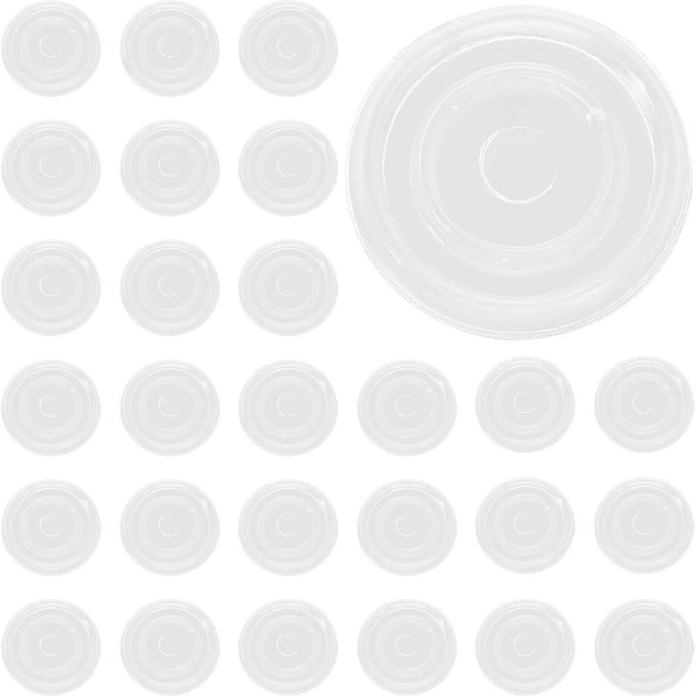 PVC Anti Slip Pads for Glass Table Top Glass Table Top Bumper Flat Round Clear 18x2mm 80pcs/box DIY