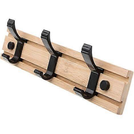 Wall Mounted Coat Rack With 3 Removable Hooks, Coat Hook Wall Mount Towel Hat