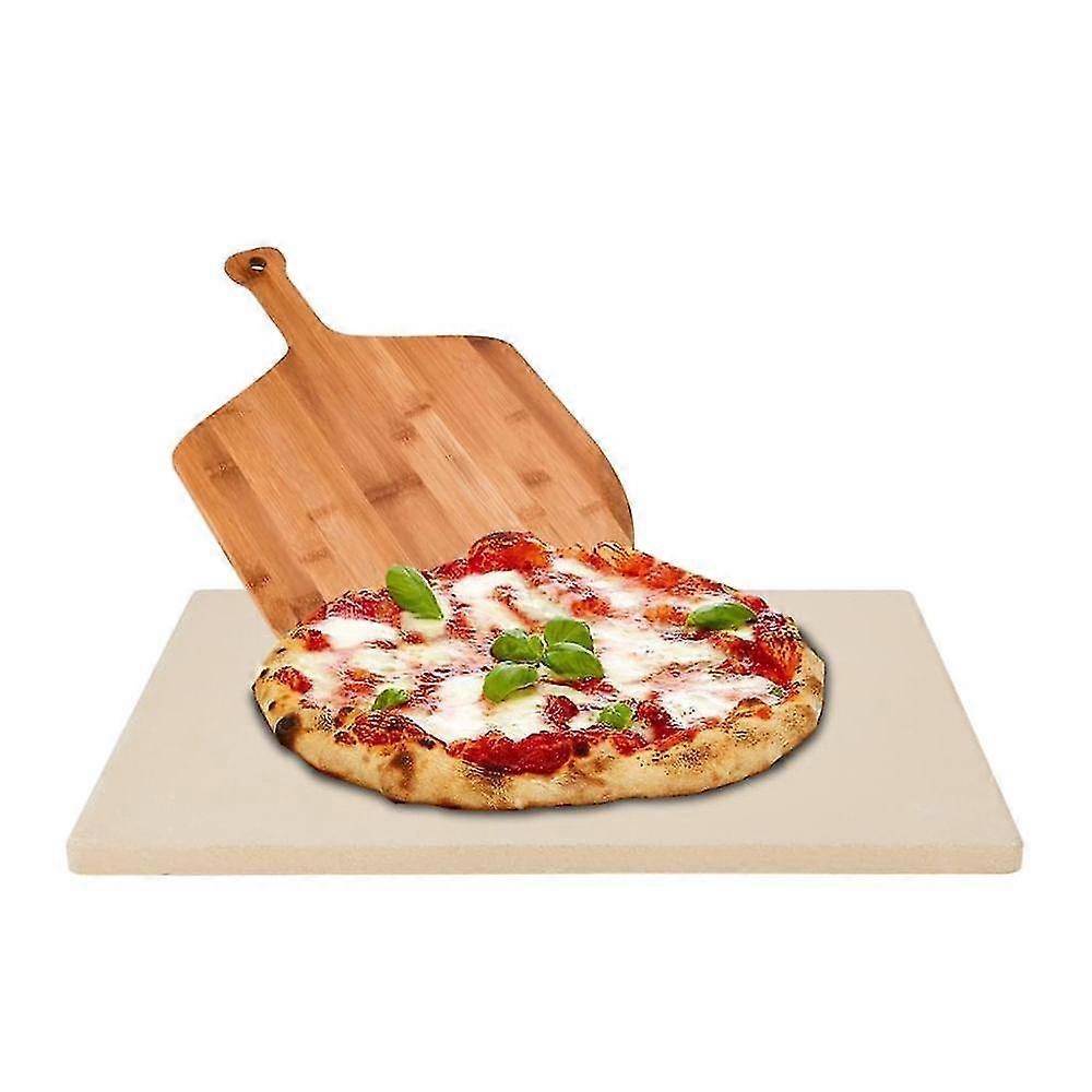 Pizza Stone Set For Perfect hjemmelaget pizza 45 * 29.5 * 1cm