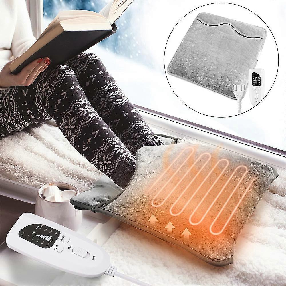 6 Modes Electric Heating Pad Foot Winter Gift Warmer Soft Flannel Pad Thermal Pad Auto Shut Off