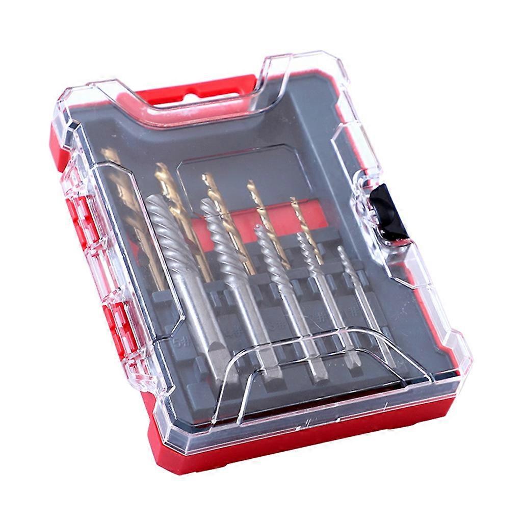 Screw Extractor Drill Bit HSS Drill Twist Bits Set Bending Resistant Bits