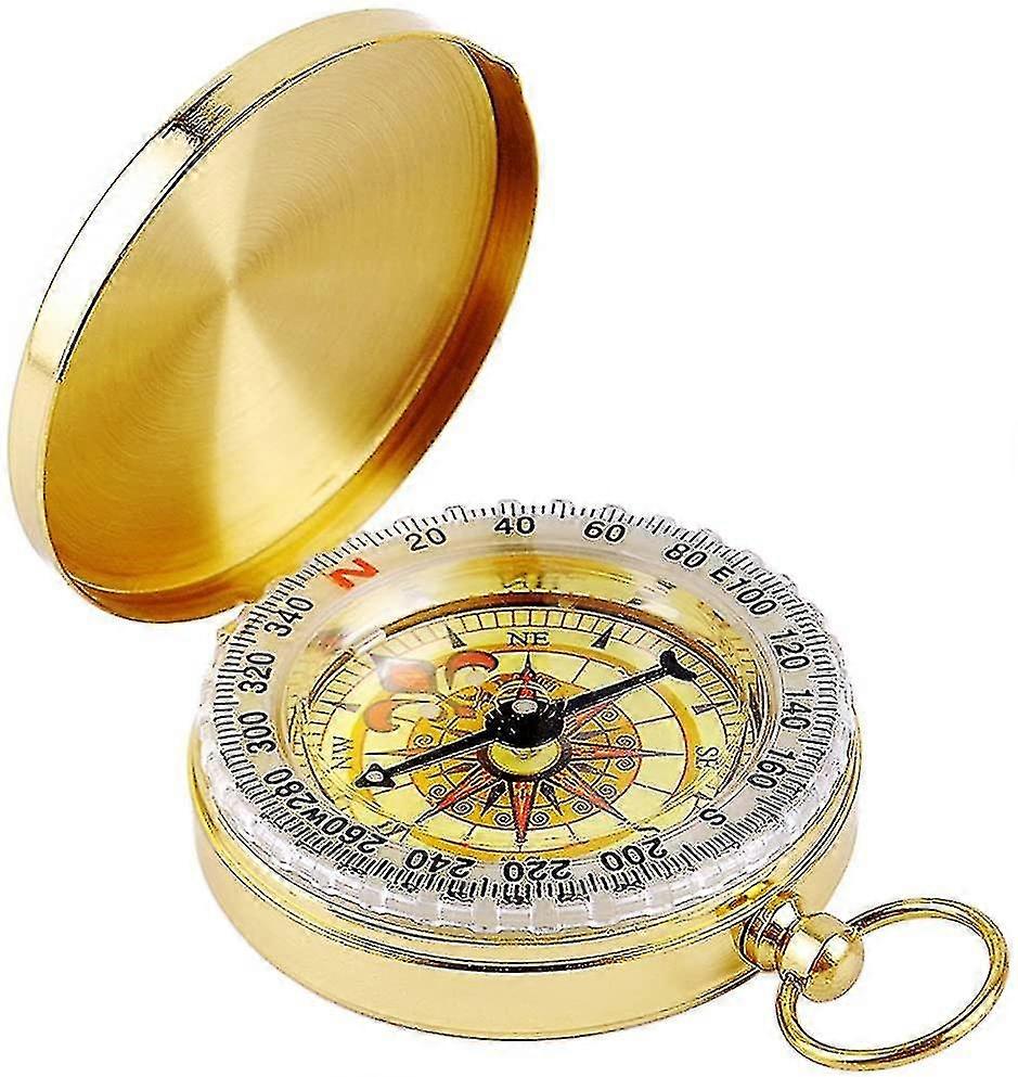 Compass Waterproof Multifunctional, Military Medal Army Compass Sight Tw