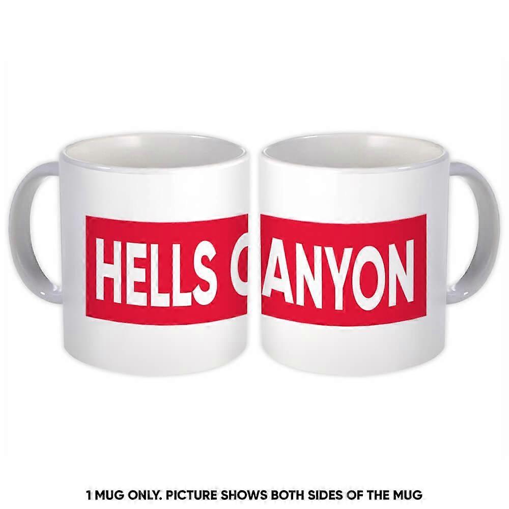 Geschenkbecher: Hells Canyon Idaho Rot