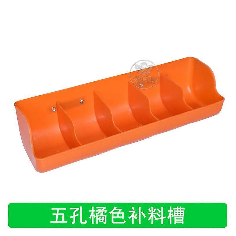 1 Set of Pig Feeder Multi-slots Goat Feeder Fence Feeder Multi-grids Pig Feeder Feed Trough Bucket