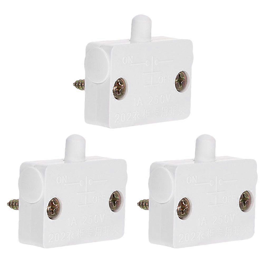 3pcs Door Switch Automatic Light Switch Touch Lamp Electrical Light Switch