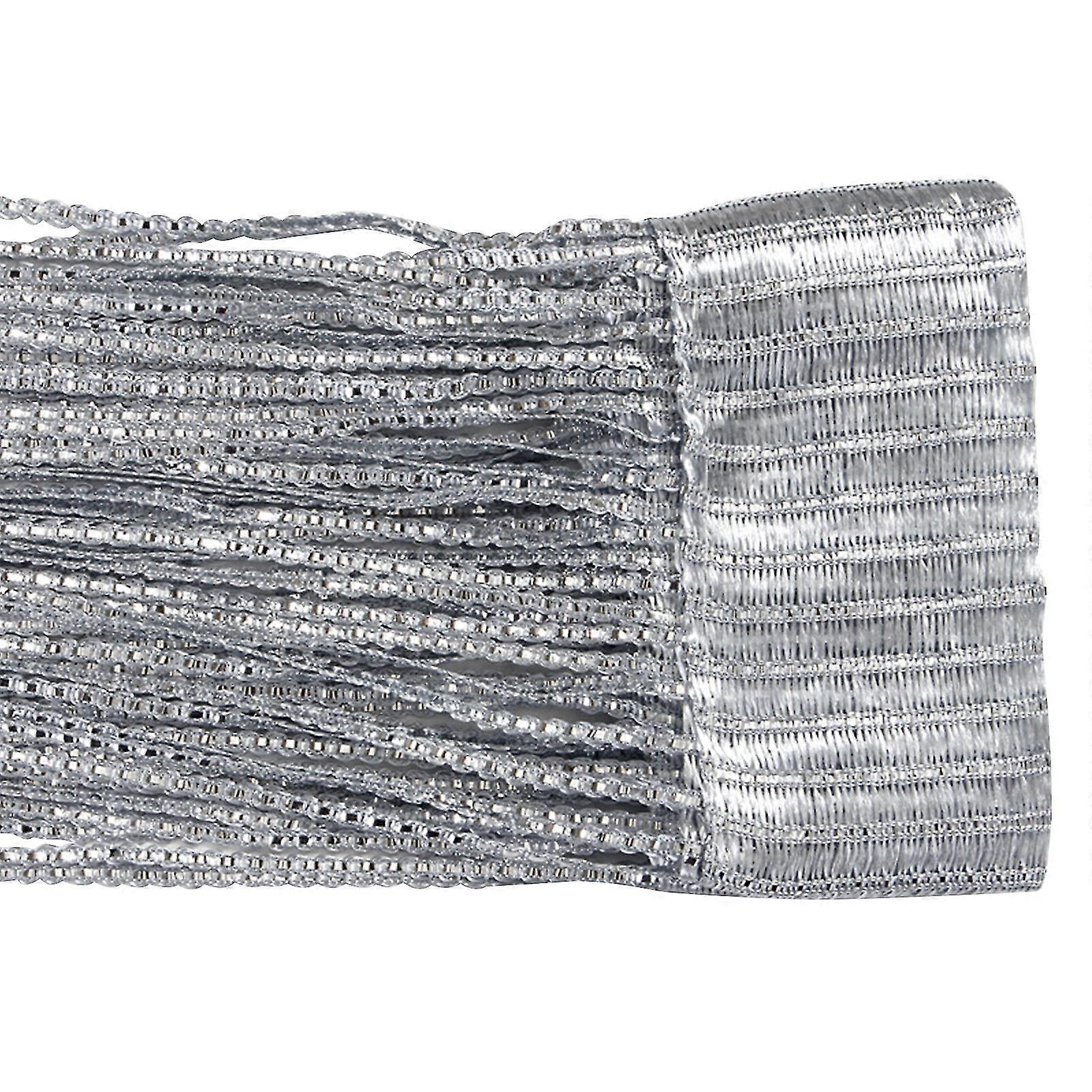 Sequin Curtain For Home Decor, Window/wall/fringe Backdrops, Sheer, No Beads - 39 W X 79 L Inches