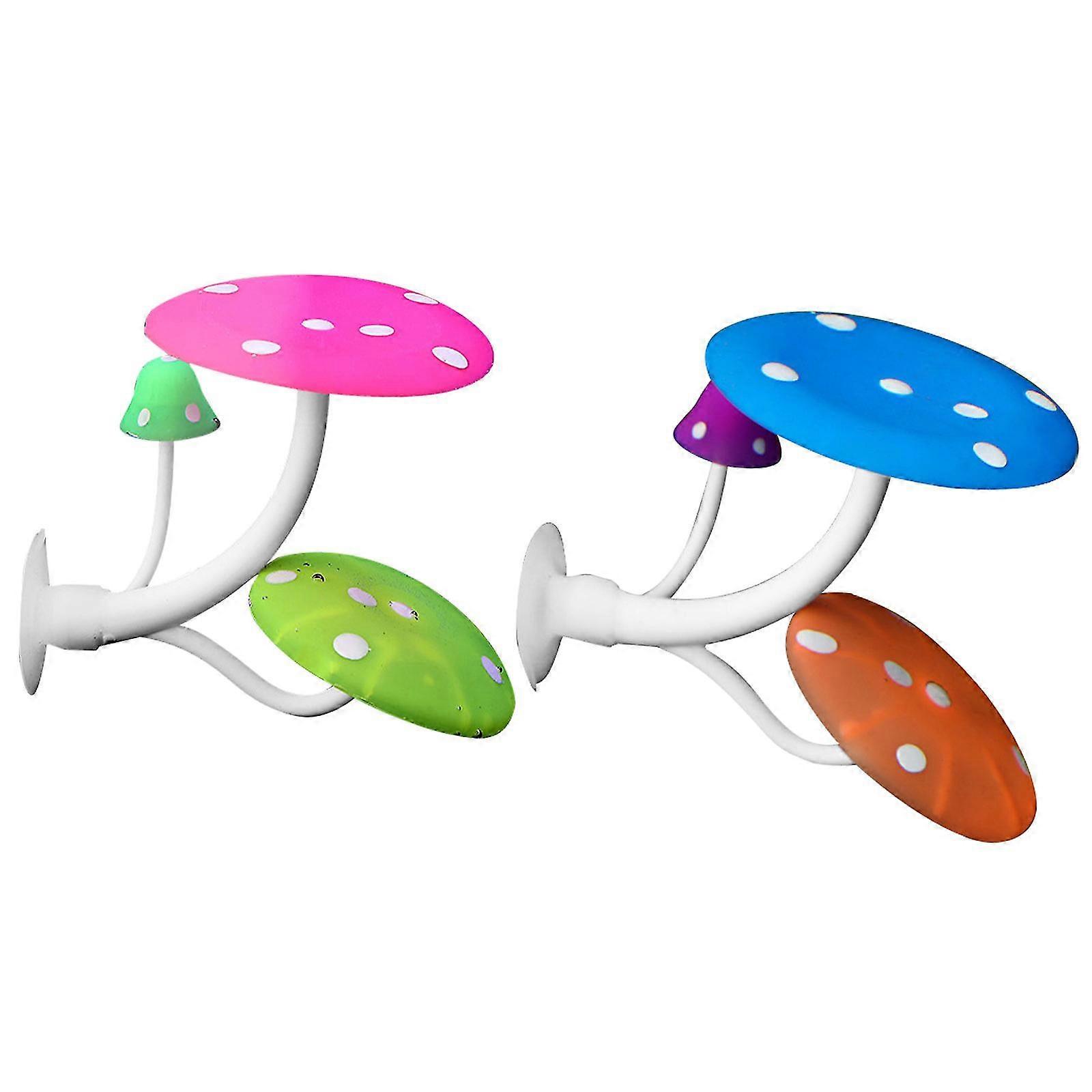 Mushroom Hammock Soft Aquarium Bed With Suction Cup - Colorful Fish Tank Decor