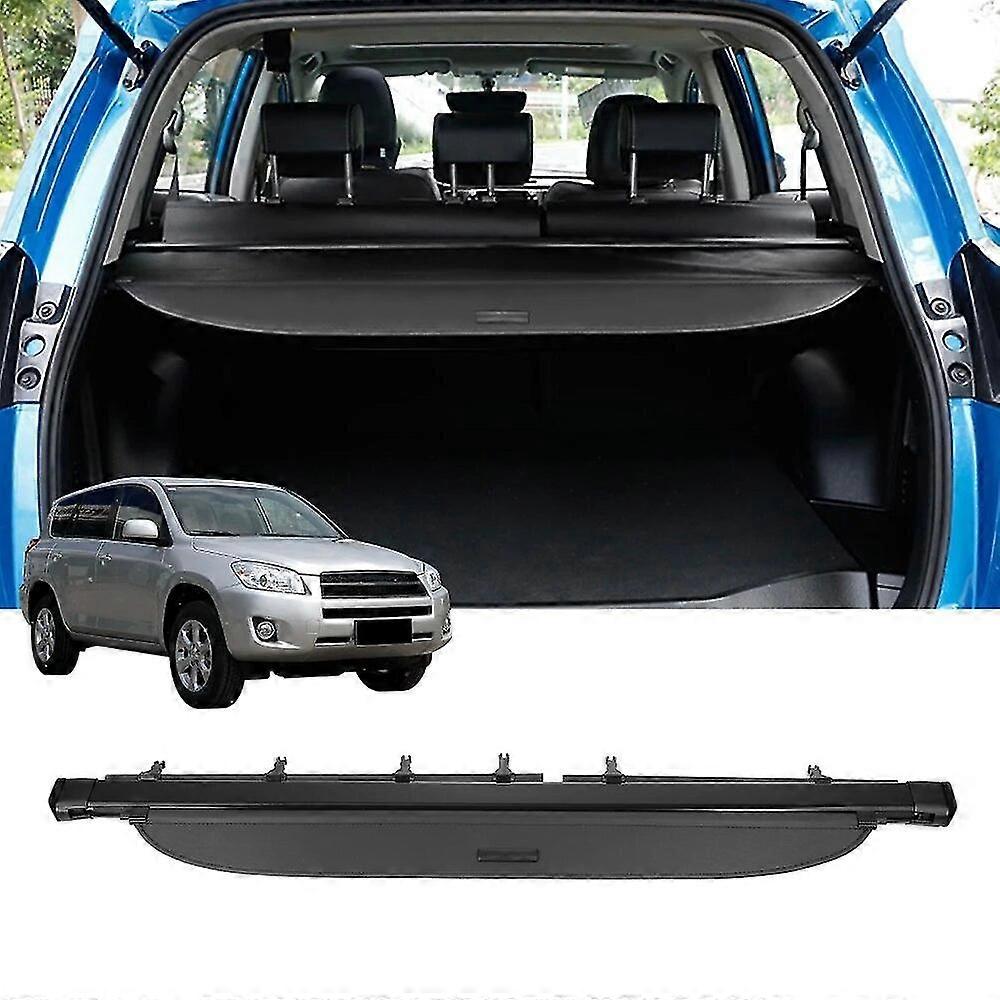 غطاء الأمتعة الخصوصية لتويوتا RAV4 2006-2012 قابل للسحب الخلفي تخزين البضائع الرف الأمتعة الأمن درع الظل