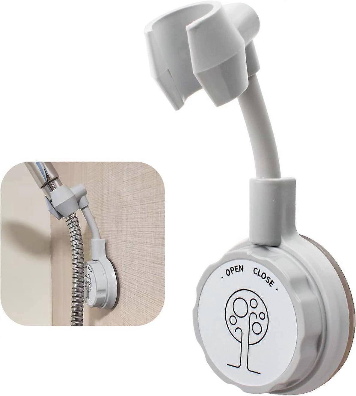 Suction Cup Shower Head Holder, Adjustable Shower Head Support, 360 Rotatable Shower Holder