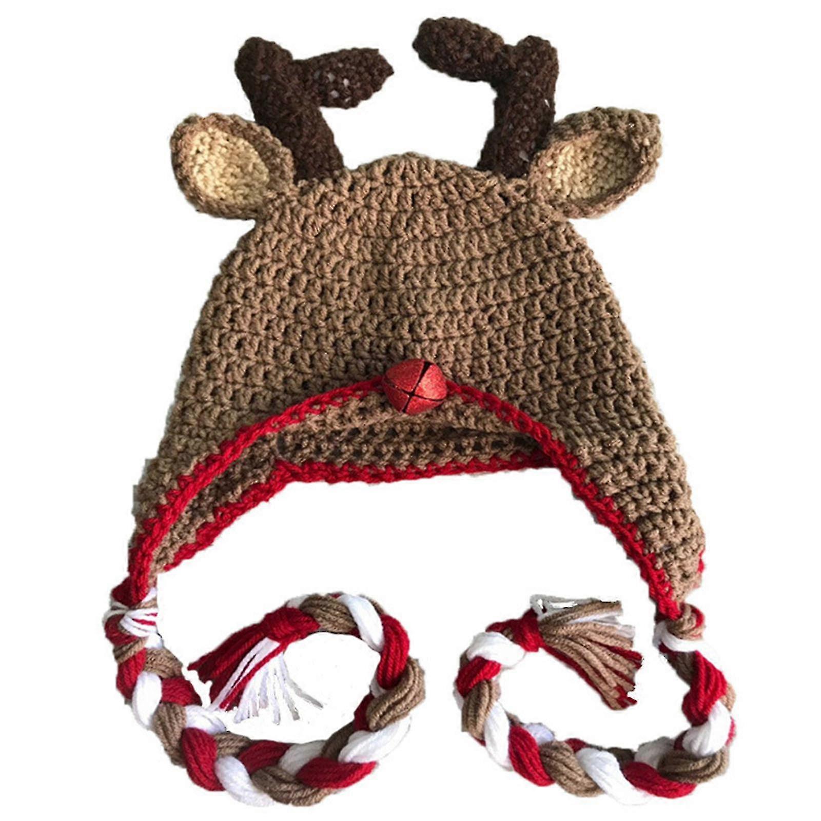 Winter Knitted Cartoon Hat Keep Warm Hat Cold Weather Windproof Hat For Autumn