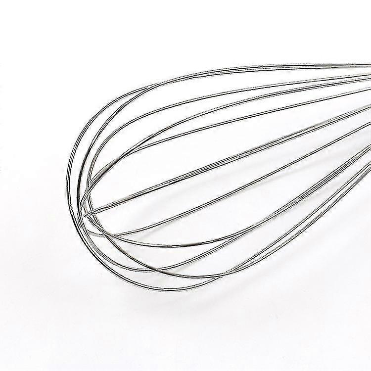 2 peças de aço inoxidável Flat Re Egg Whisk, 8 polegadas e 10 polegadas cozinha molho de ovo Whisks para misturar, bater, bater, mexer -t