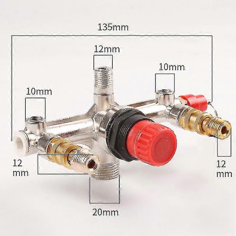 90-120psi מדחס אוויר סעפת רגולטור מודדים לחץ עמיד מתג בקרה-aisgd