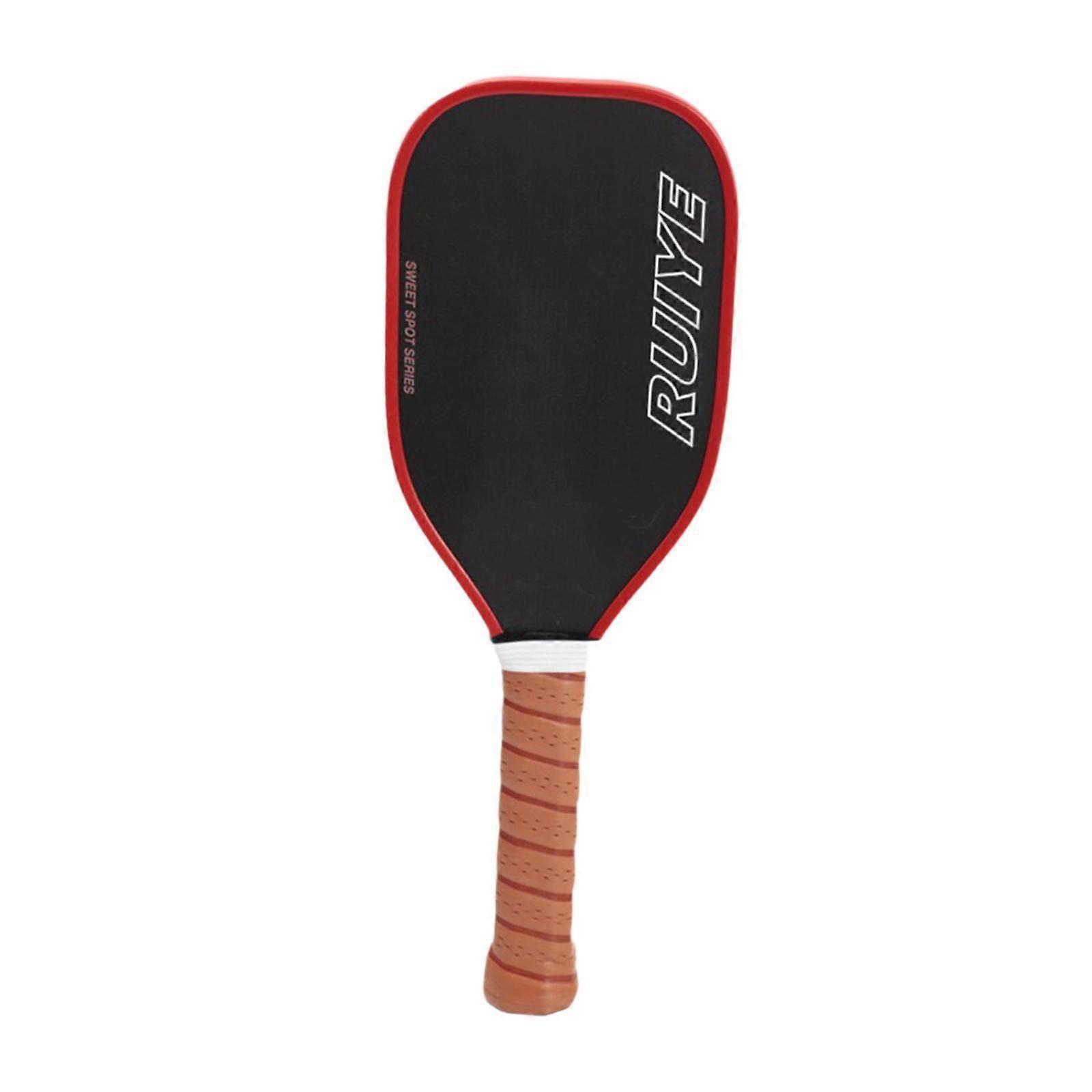 ピックルボールパドルロングハンドルカーボンファイバースイングトレーニング練習用パワースイートスポットラケット