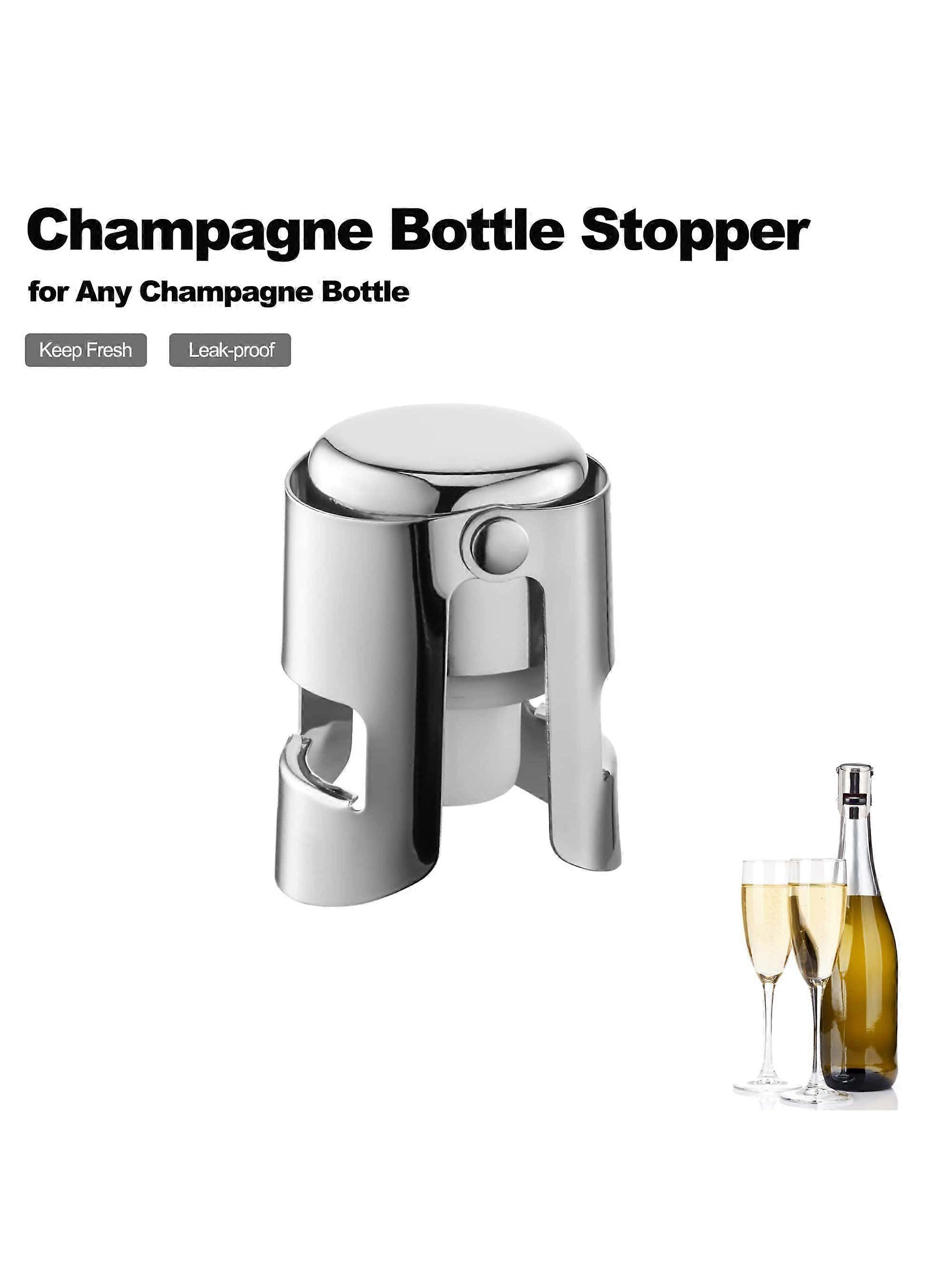 1pc Champagne Bottle Stopper, Sparkling Wine Stopper, Leak-proof And Fresh-keeping, Suitable For Champagne, Cava Wine, Prosecco Wine, And Sparkling Wi