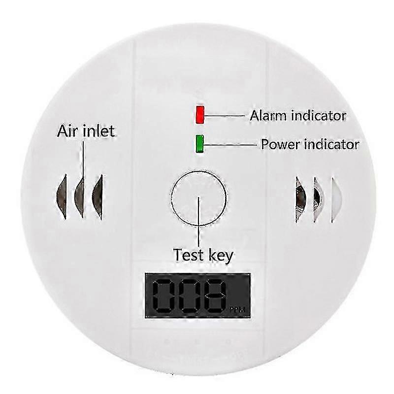 Lcd Carbon Monoxide Co Detector Poisoning Gas Sensor Monitor Warning Alarm Set Zekai Walkbee  SZRH A-F