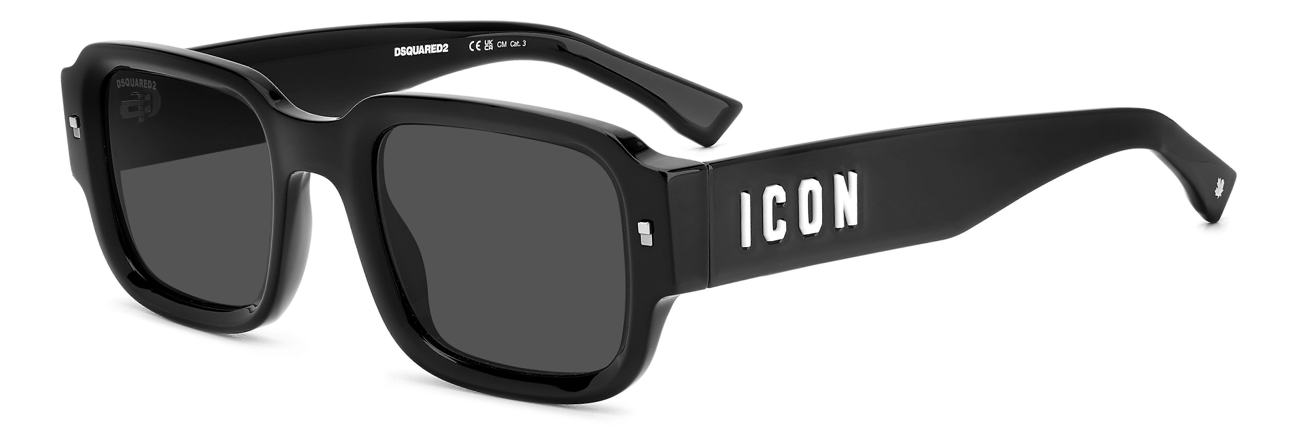 Sunglasses DSQUARED2 ICON 0009/S 807 BLACK 50/23/145 MAN