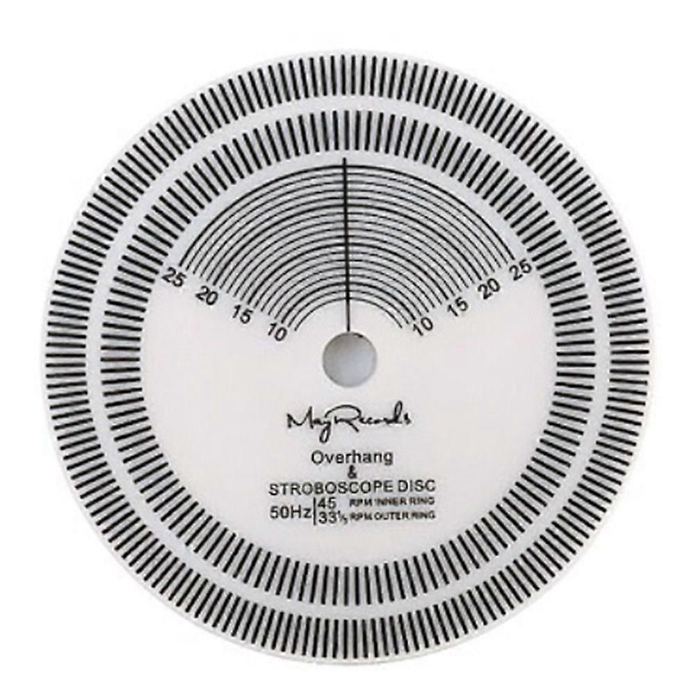 LP Record Player Strobe Disc Calibration Tachometer Record Player Speed Detection Record Calibratio