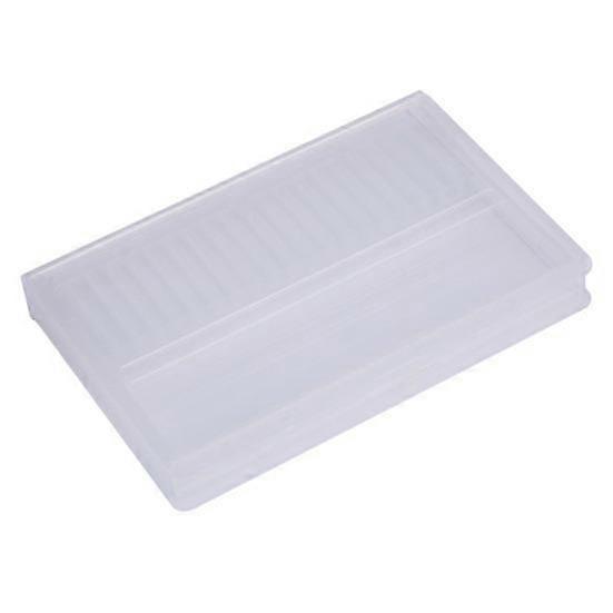 20 Holes Nail Drill Bits Storage Box Container Holder Display Organizer Case