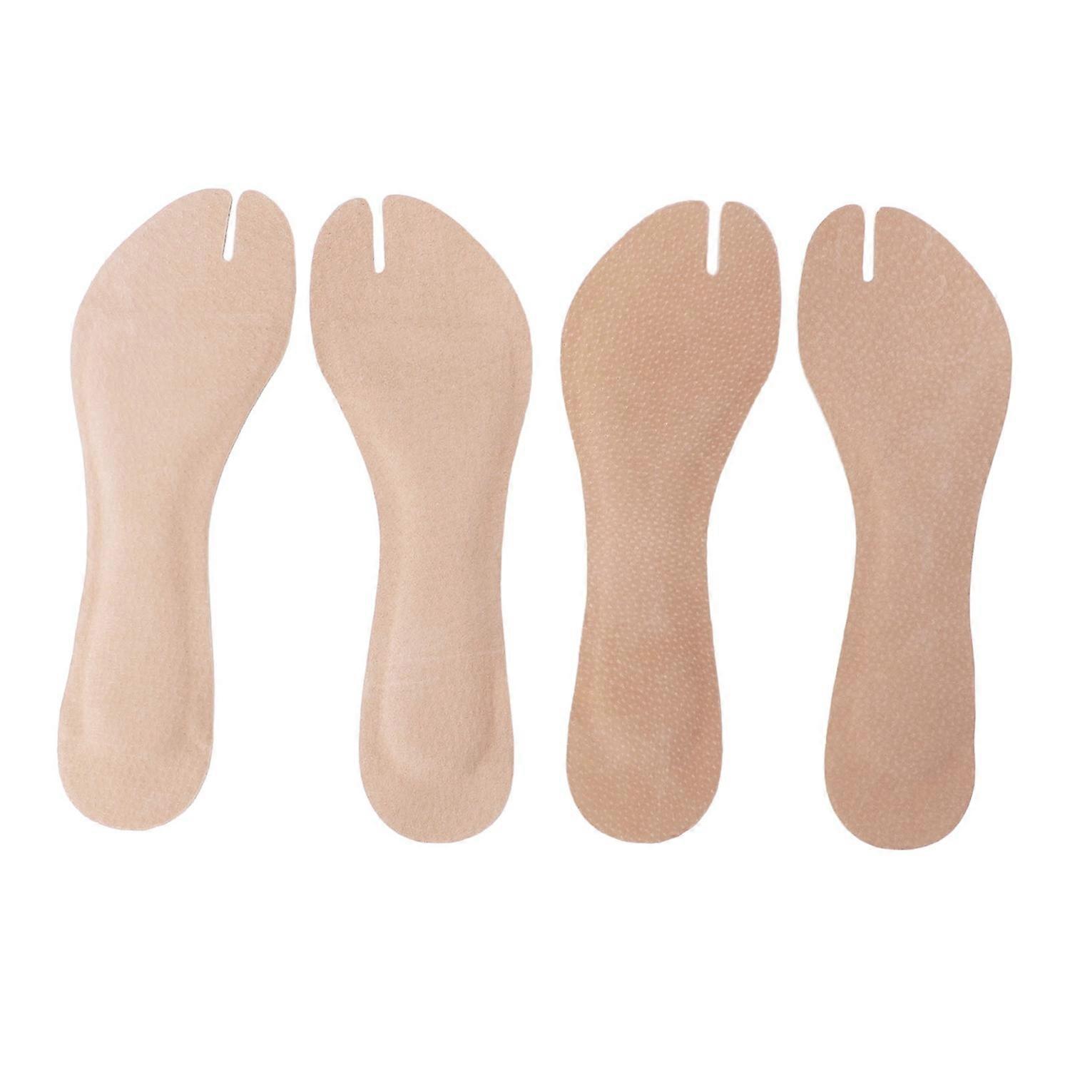 2 Pairs Flip Flop Insoles PU Leather Flip Flop Cushion Insoles Soft Shockproof Adhesive Flip Flop Pa
