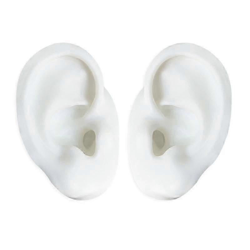 Ear Silicone Model Practice Body Piercing Teaching Tool Earring For Display