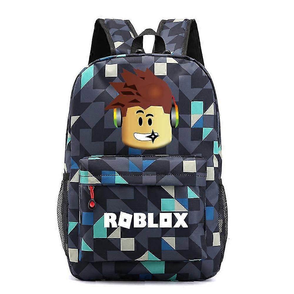 Barn Pojkar Flickor Roblox Tryckt Ryggsäck Ryggsäck Skolväska Gåvor