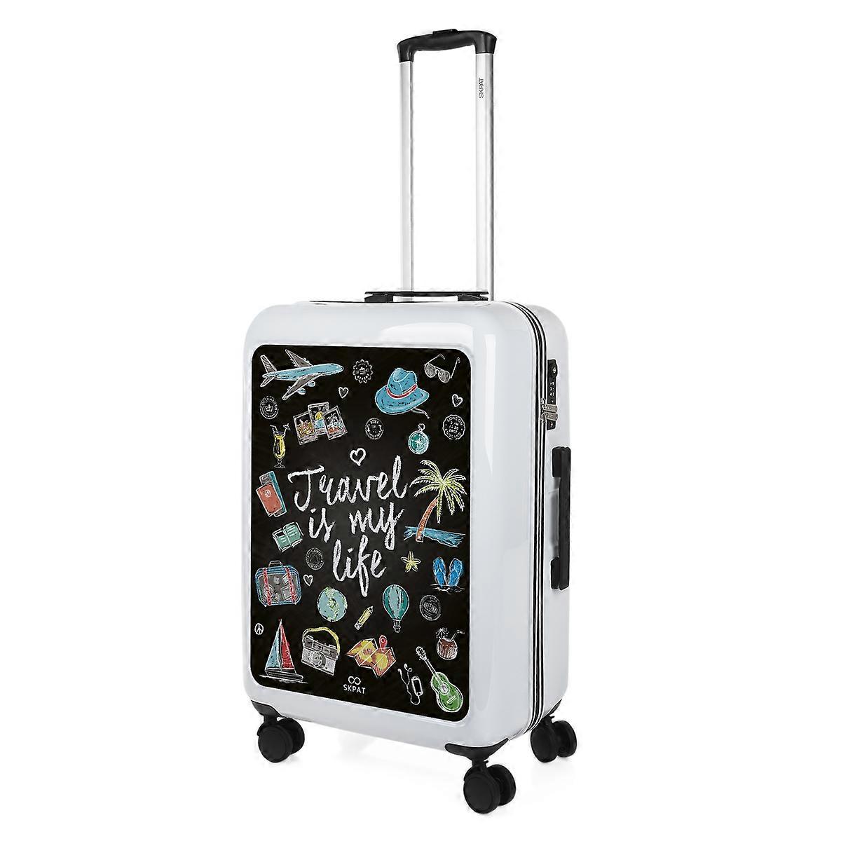 Skpat közepes pc bőrönd szép