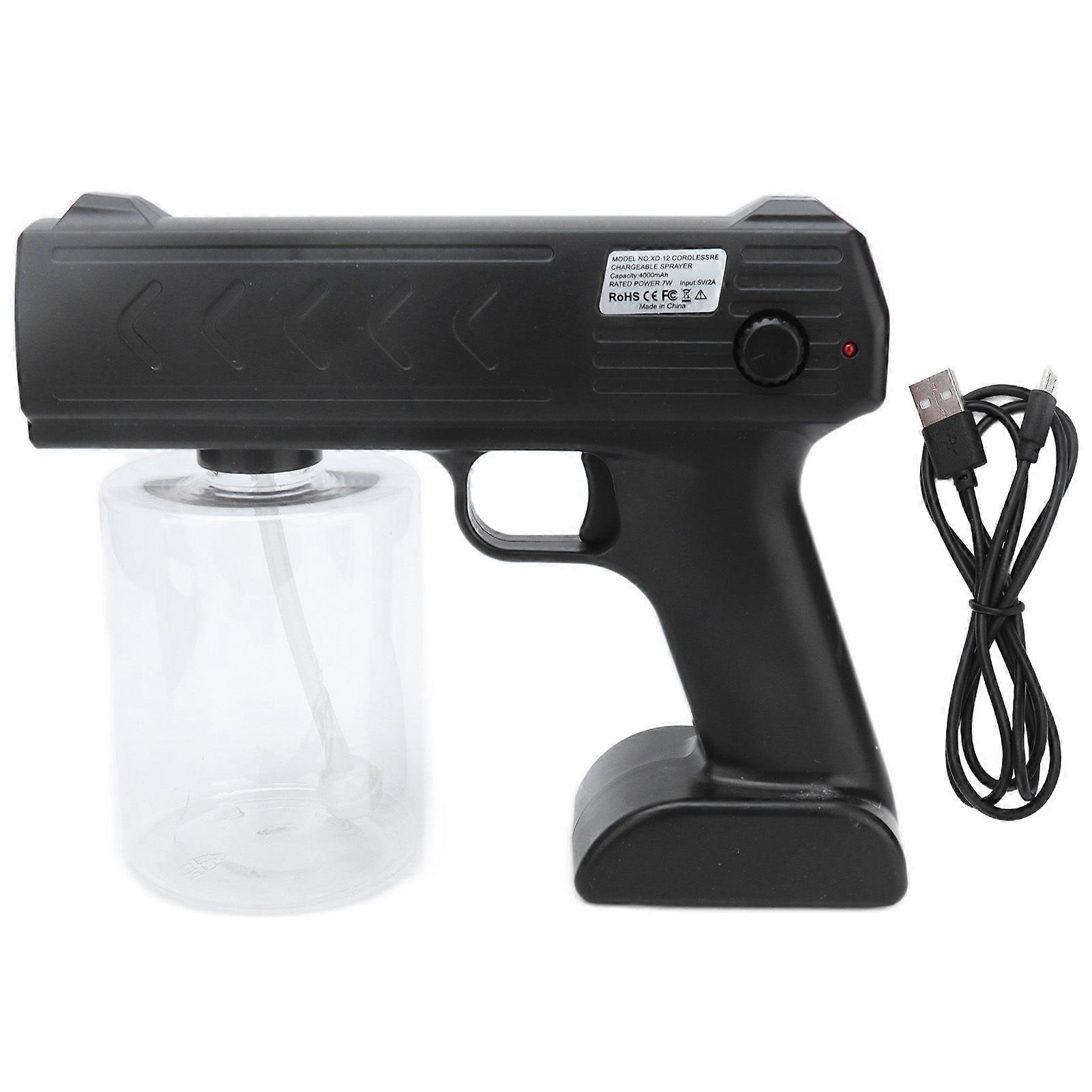 500ml Disinfectant Sprayer Handheld Portable Water Sprayer with Blue Light and USB Charging Function