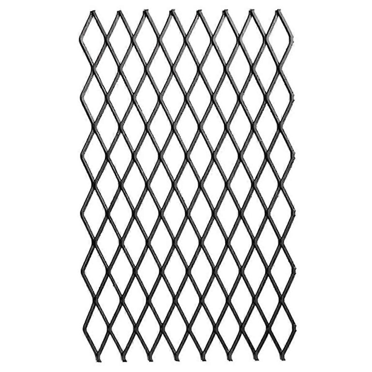 جمرة التجنيب الفولاذية لشبكات الموقد 7.5x11.8 بوصة ، فولاذ صلب شديد التحمل ، أضف دعما لسجلات الحريق على الشبكة ، أسود