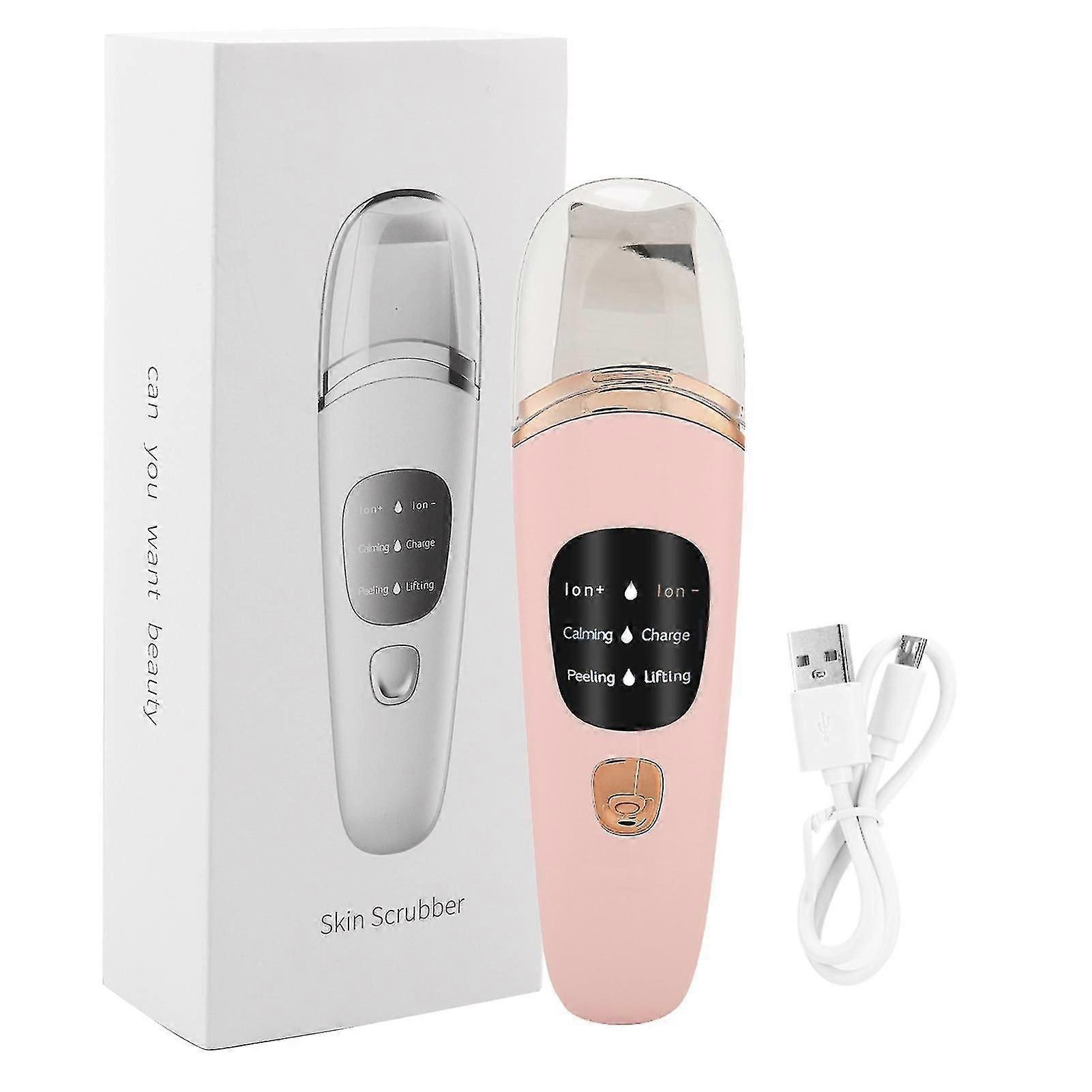 Face Skin Scrubber Vibration Face Peeling Machine Ultrasonic Exfoliating Skincare