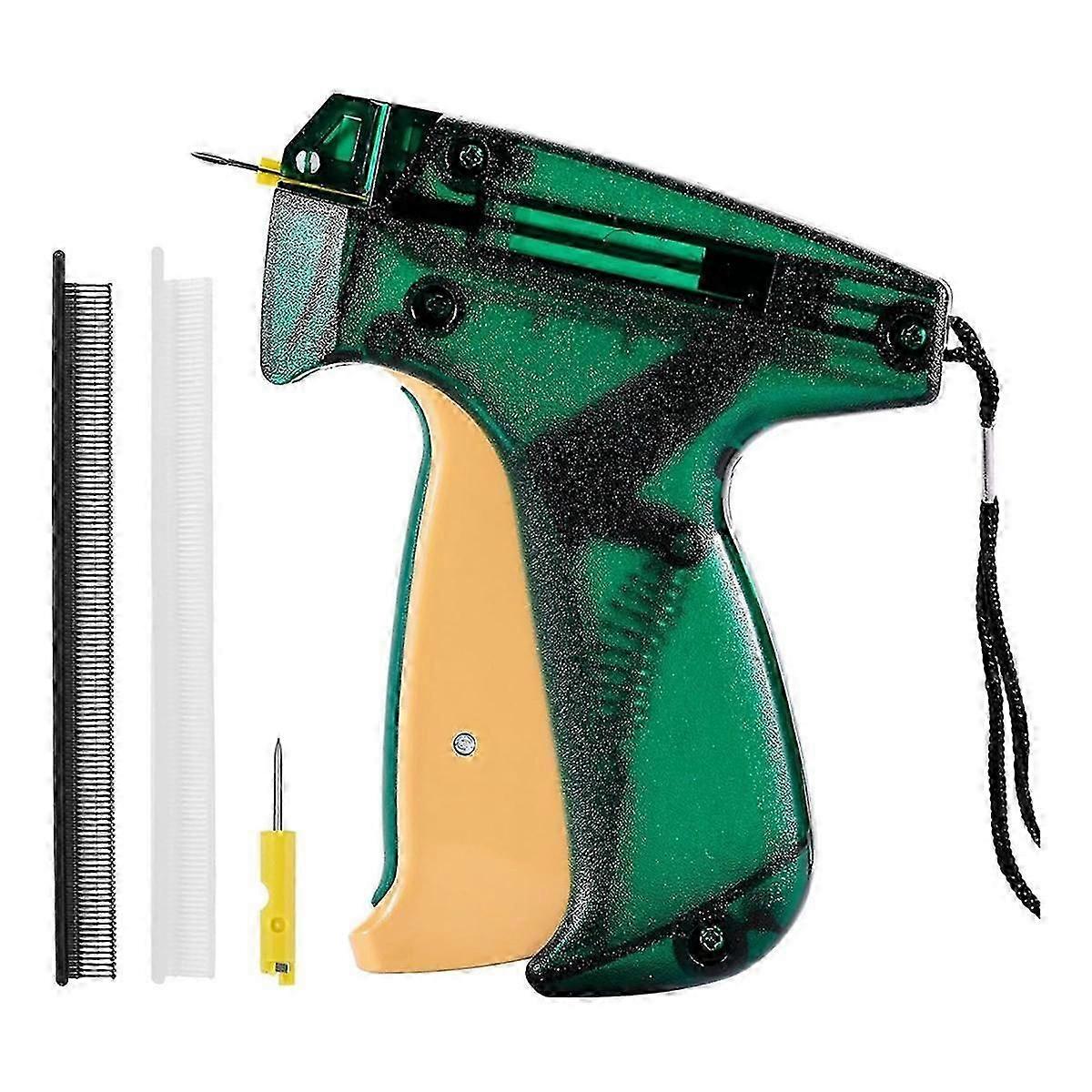 Tag gunset vaatteiden ompeluun, tikkaukseen, helmanauhaan, 2 neulaa, 1250 mustaa ja 1250 valkoista mikrofastea