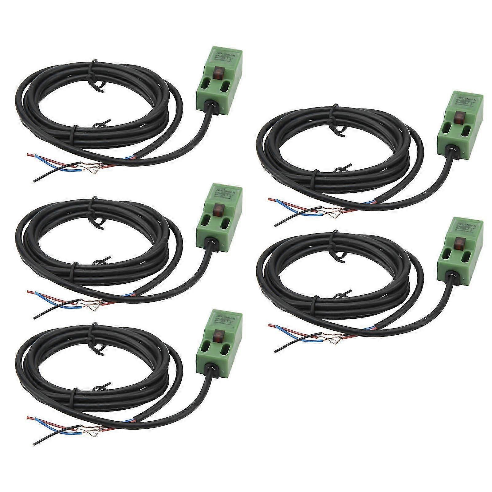 5Pcs Approach Sensor IP65 High Frequency Inductive Proximity Switch NPN Normally Open 1030VDC-GOOD